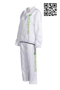 WTV126設計個人運動套裝   訂製專業運動套裝  TRACK SUITS套裝 自定運動套餐  運動套裝專業制服店     白色
